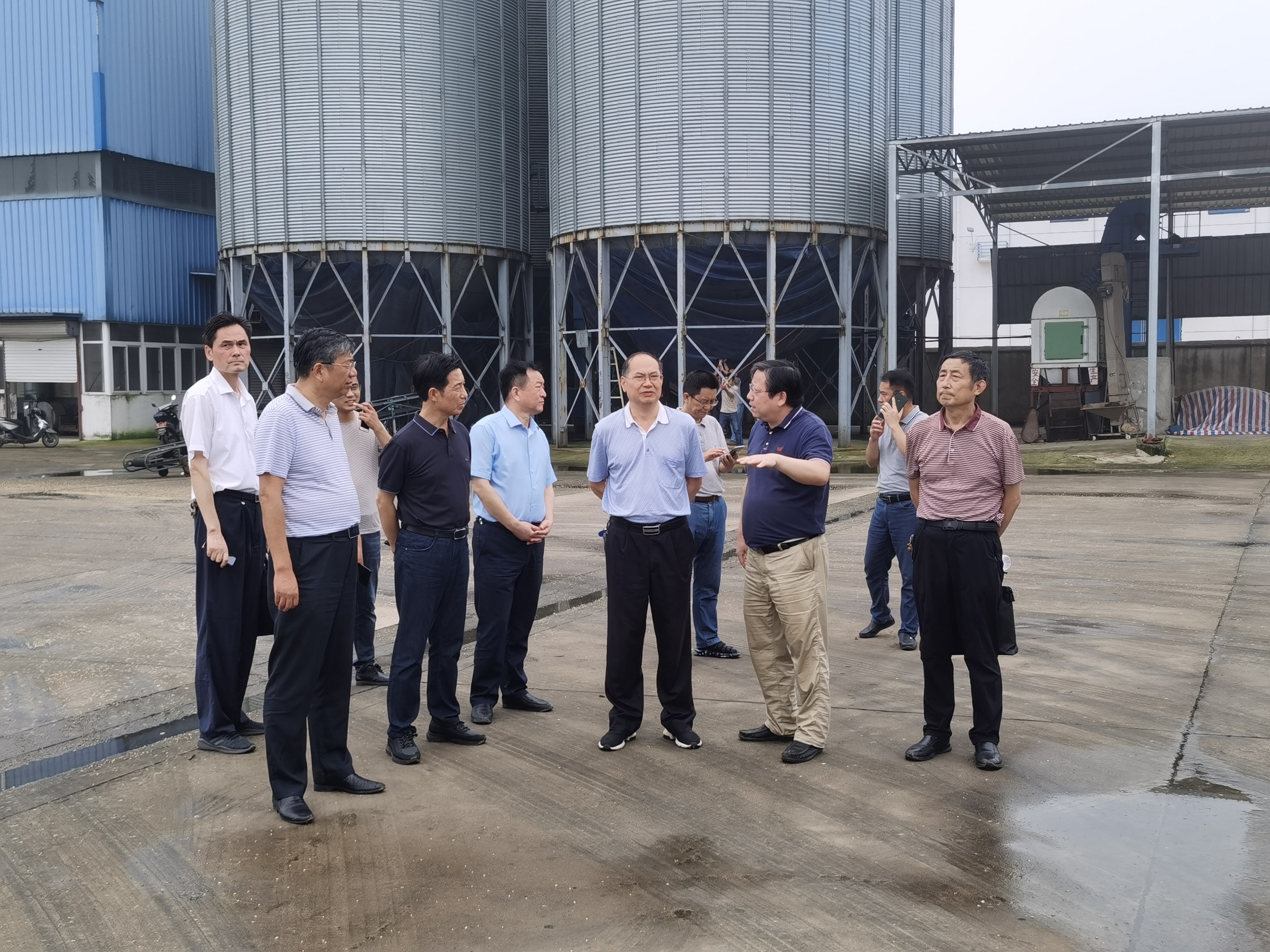 集團(tuán)公司黨委書記、董事長詹先豪到皖墾種業(yè)明光分公司督導(dǎo)搶運保種工作