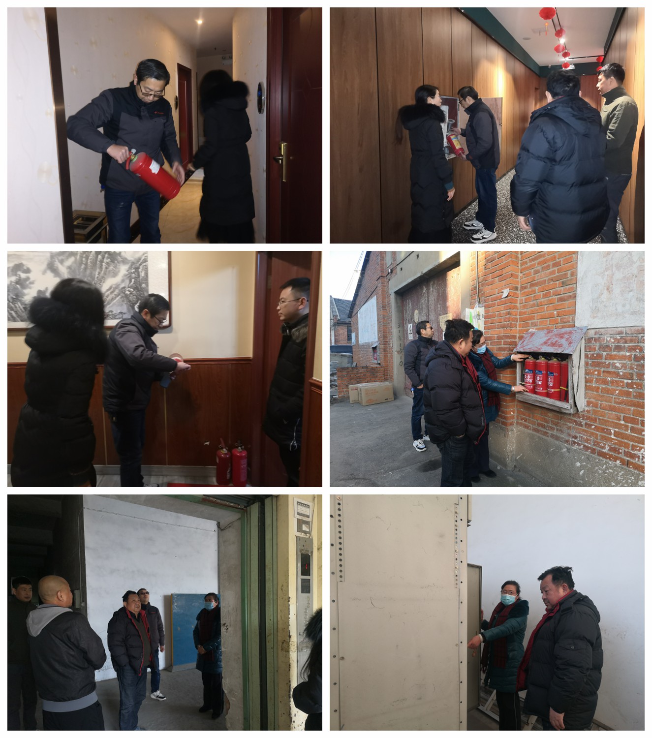 皖墾種業(yè)對(duì)公司倉庫及門面房租戶進(jìn)行安全檢查